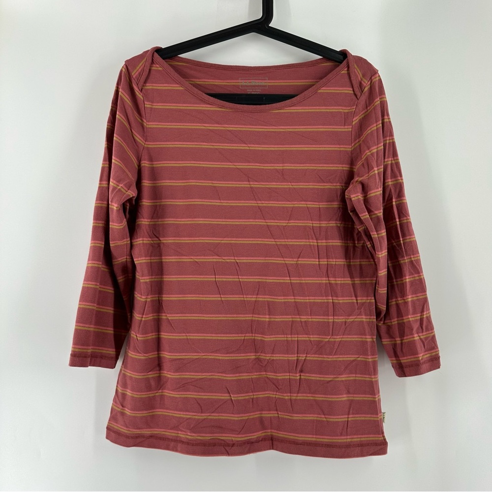 LL Bean Women’s Quarter Sleeve Top Shirt